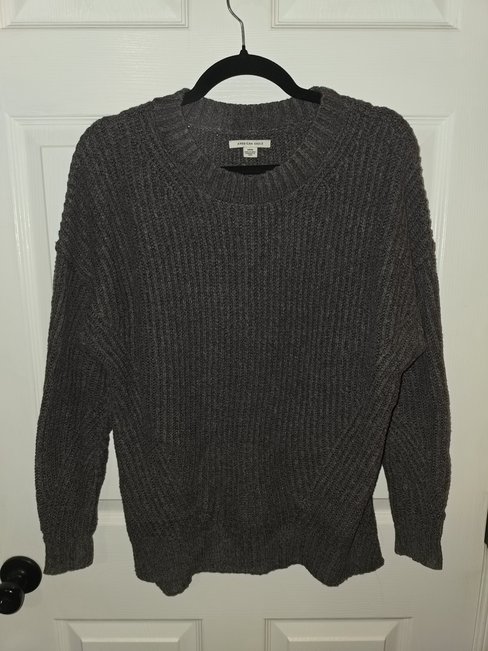 American Eagle Outfitters Charcoal Crewneck Sweater Womens Small